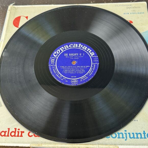 Waldir Calmon Cha Dancante No. 3 VG Record Lp Copacabana 1956 Brazil Latin Samba - Picture 3 of 6